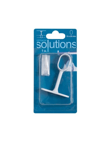 Soporte armario central ovalado blanco (1 ud)...