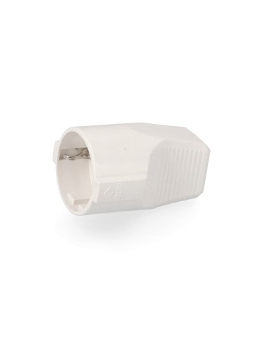 Base aerea t/tl 10/16 a 250 v blanca (retractilada)
