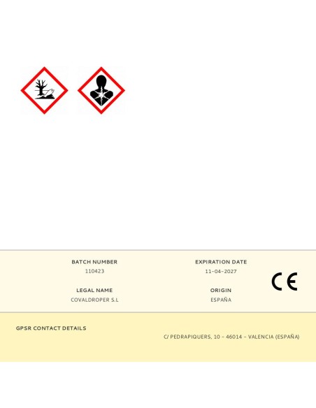 Eléctrico líquido difusor + 1 recambio para 30 noches