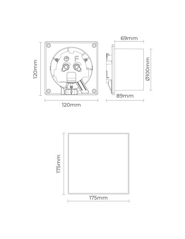 Extractor de aire con tapa blanca, (...