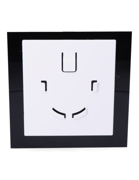 Tapa 175 x 175mm color negro mate para extractor 08413 ø10cm edm