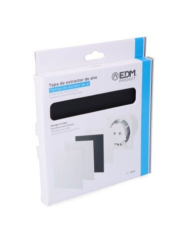 Tapa 175 x 175mm color negro mate para...