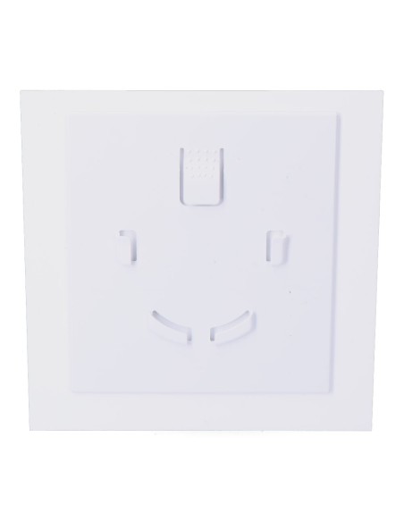 Tapa 175 x 175 mm color blanco brillante para extractor 08413 ø10cm edm