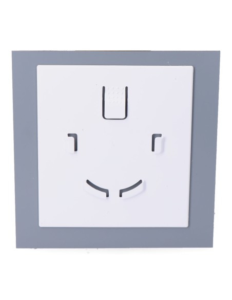 Tapa 175 x 175mm color gris aluminio cepillado para extractor 08413 ø10cm edm