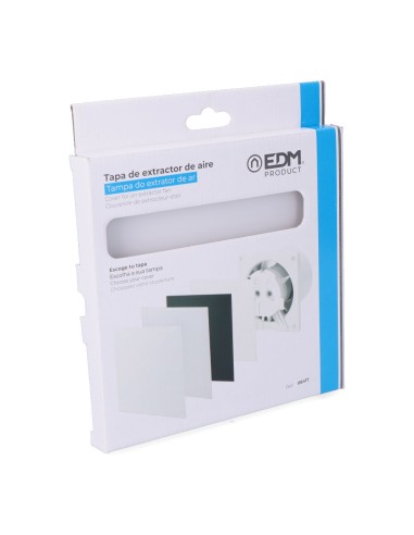 Tapa 175x175 mm cristal blanco mate para...