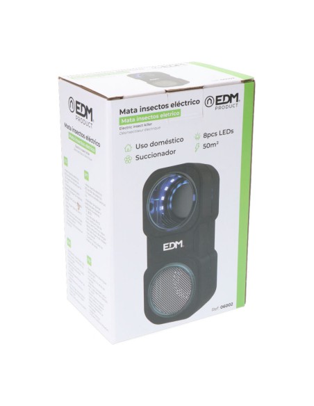 Mini atrapa insectos led 50m² edm