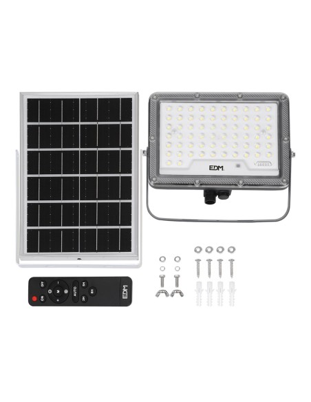 Foco proyector solar slim 200w 1.800lm 6.500k