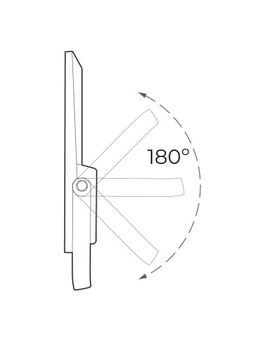 Foco proyector solar con sensor 100w 1.200lm...