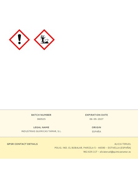 Recuperador 1kg para piscinas 1105020010 tamar