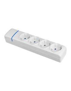 Base múltiple de 4 tomas 2p+t, 16 a 250 v