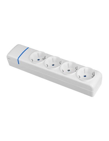 Base múltiple de 4 tomas 2p+t, 16 a 250 v