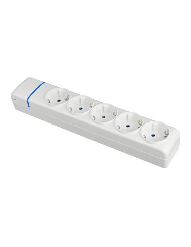 Base múltiple de 5 tomas 2p+t, 16 a 250 v