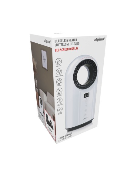 Ventilador sin aspas aire frio y caliente 1000 - 1500 w