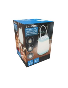 Lámpara portátil con cuerda grundig 2