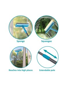 Limpiador de ventanas extensible 55-95 cm alpina 2