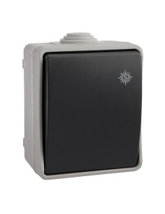 Conmutador/interruptor estanco 10 ax 250 v~ip54 (retractilado)