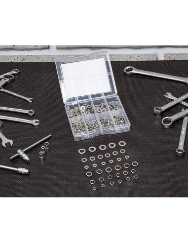 Surtido de arandelas planas y de seguridad...