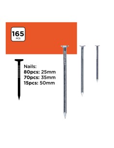 Surtido de clavos 165 piezas black+decker 2
