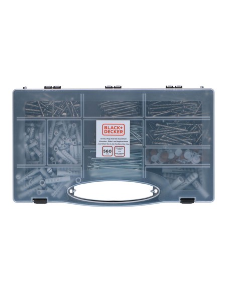 Tacos / tornillos / clavos, 560 piezas