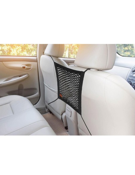 Red de almacenamiento para automóvil entre asientos black+decker