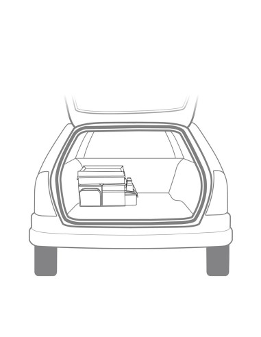 Organizador para automóvil con enfriador 47.5 x...