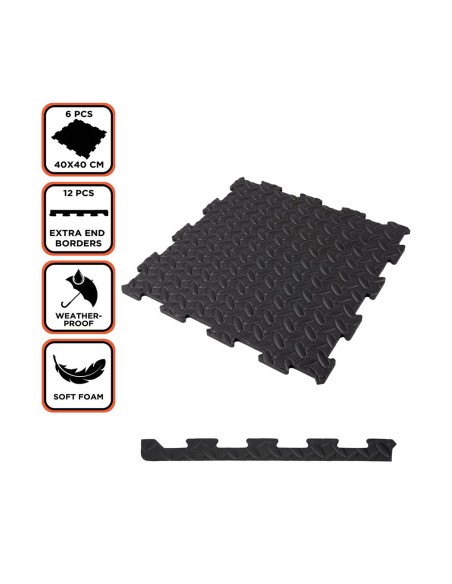 Baldosas de espuma eva 6 piezas