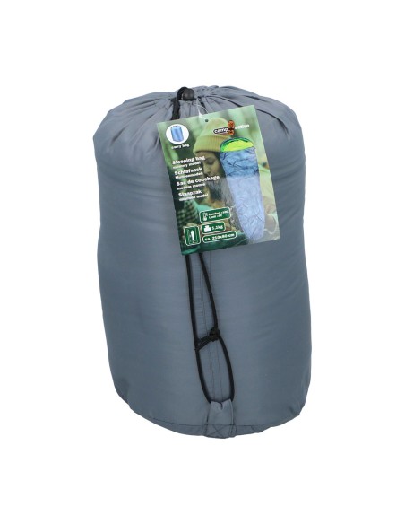 Saco de dormir gris, 210 x 80 cm