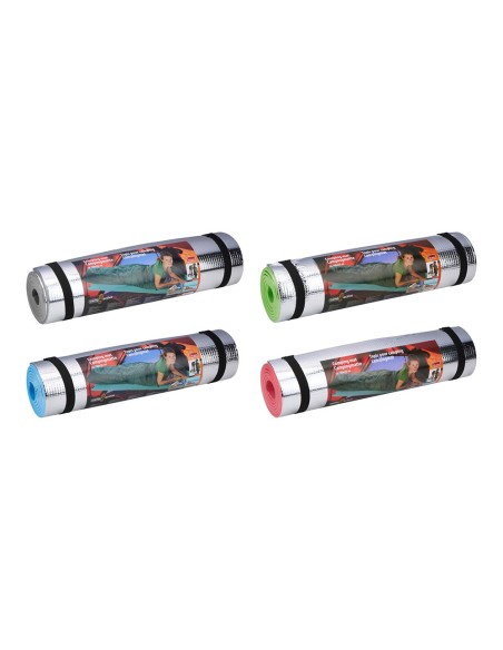 Colchoneta de camping aluminio 180 x 50 cm camp active colores surtidos