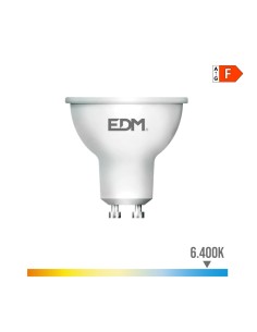 Bombilla dicroica led gu10 7 w 550 lm 6400 k luz fria 45° ø5 x 5,5 cm