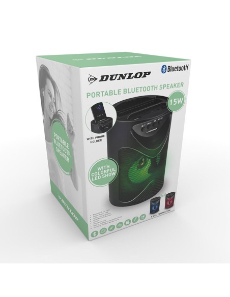 Altavoz bluetooth 15 w tws usb dunlop