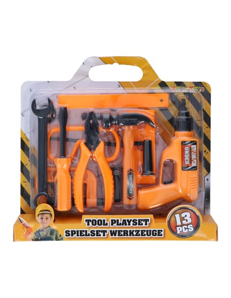 Set de herramientas de juguete 13 piezas eddy toys