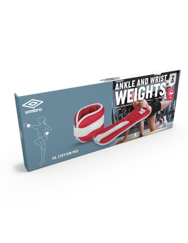 Pesos para tobillos/muñecas 1000 g, 2 uds