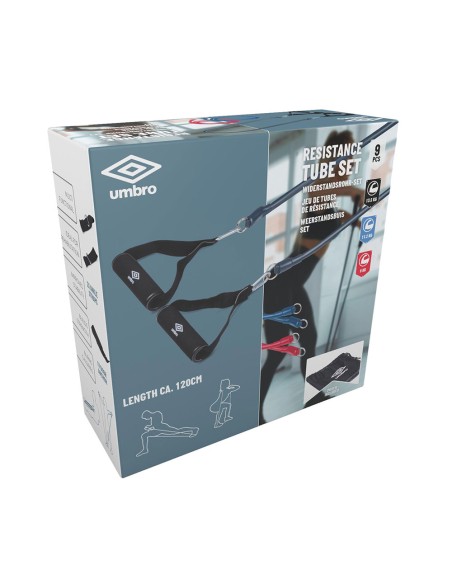 Set de gomas de resistencia 9 piezas