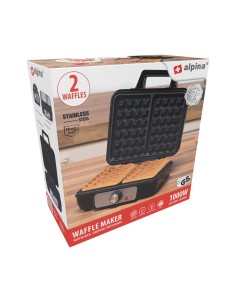 Máquina de gofres 1000 w 2