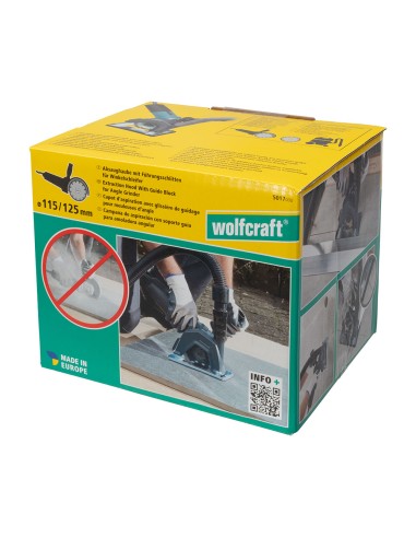 Soporte guía de aspiración de polvo y guía para...