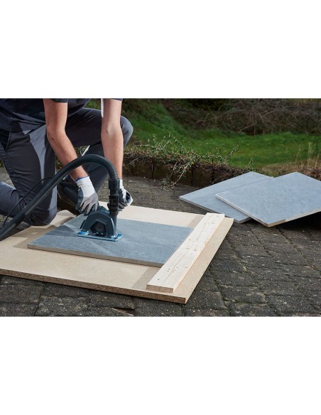 Soporte guía de aspiración de polvo y guía para amoladora angular 5017000 wolfcraft