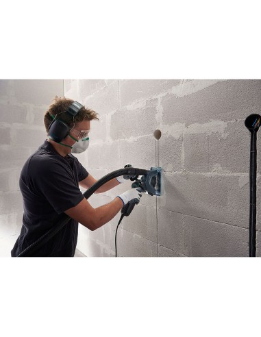 Soporte guía de aspiración de polvo y guía para...