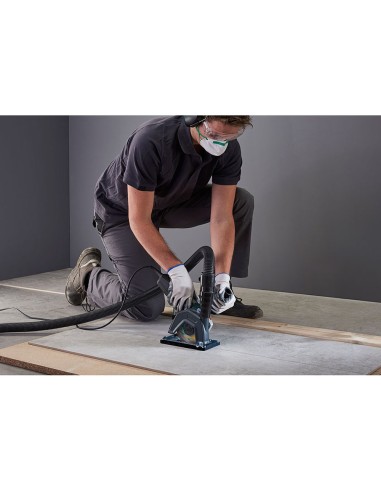 Soporte guía de aspiración de polvo y guía para...