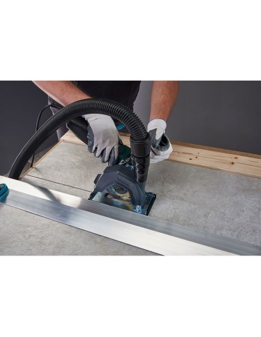 Soporte guía de aspiración de polvo y guía para...