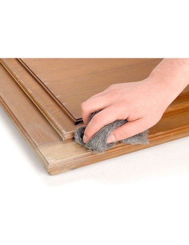 Lana de acero de grano 0, 200g 6097000 wolfcraft