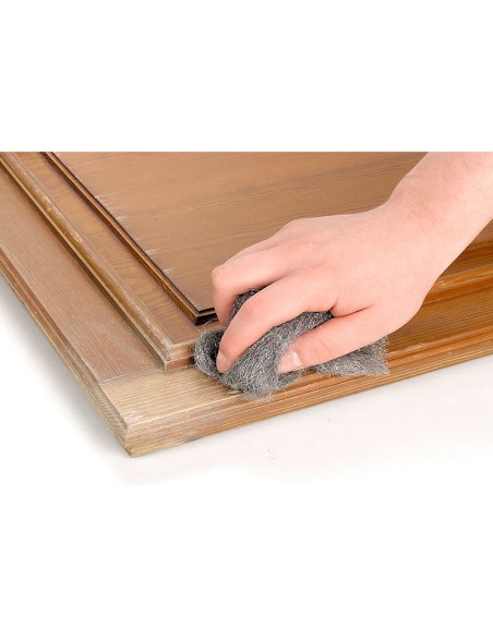 Lana de acero de grano 0, 200g 6097000 wolfcraft