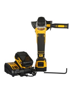 Mini-amoladora sin escobillas xr 18v 125mm con 2 baterías li-ion 5ah, cargador y maletín tstak ii dcg405p2-qw dewalt 2