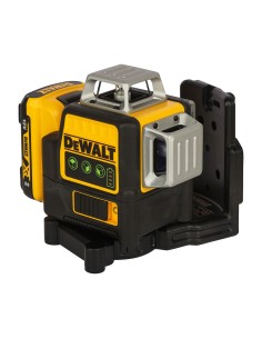Nivel láser autonivelante verde de 3 líneas 360° xr 12v con batería li-ion 2ah dce089d1g-qw dewalt 2