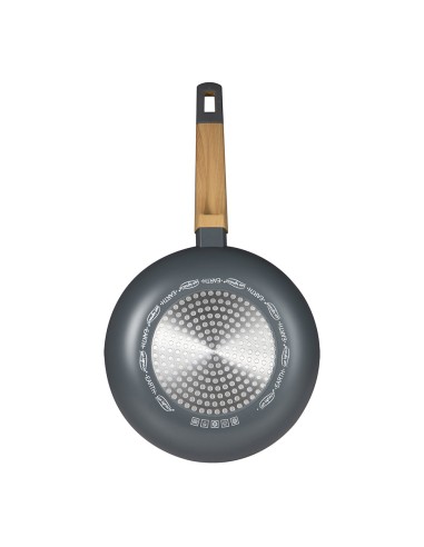Sarten de aluminio prensado ind earth grey ø20 cm