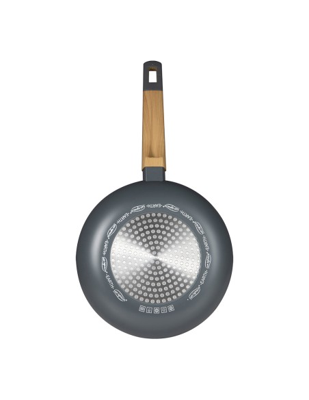Sarten de aluminio prensado ind earth grey ø26 cm