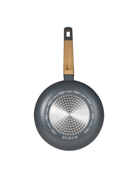 Sarten de aluminio prensado ind earth grey ø28 cm