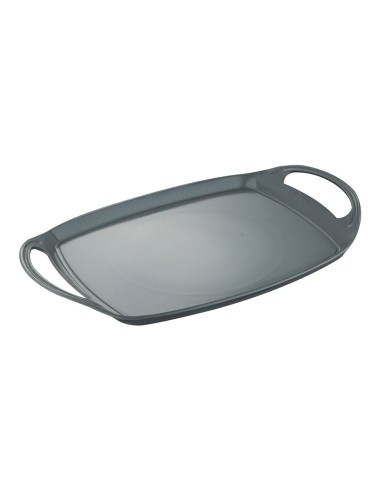 Asador de aluminio forjado ind earth grey 36,9 x 24,6 cm