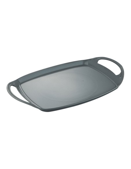 Asador de aluminio forjado ind earth grey 36,9 x 24,6 cm