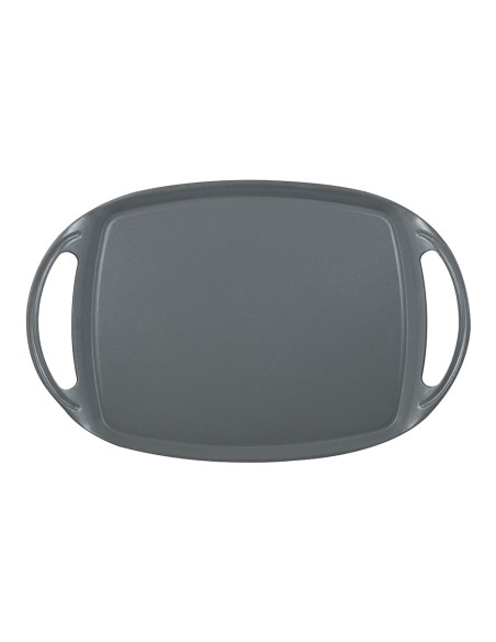 Asador de aluminio forjado ind earth grey 36,9 x 24,6 cm