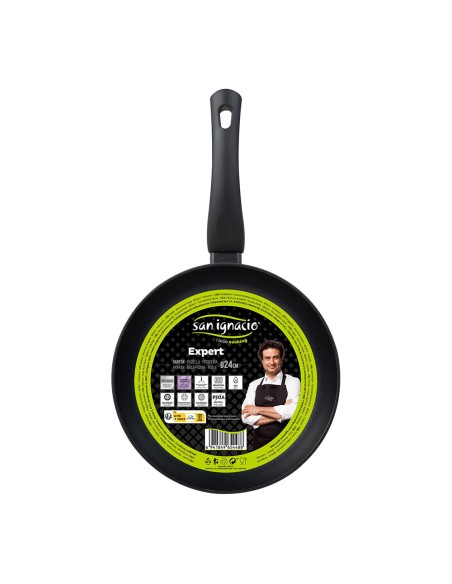 Sarten de aluminio forjado ind negro expert ø24 cm